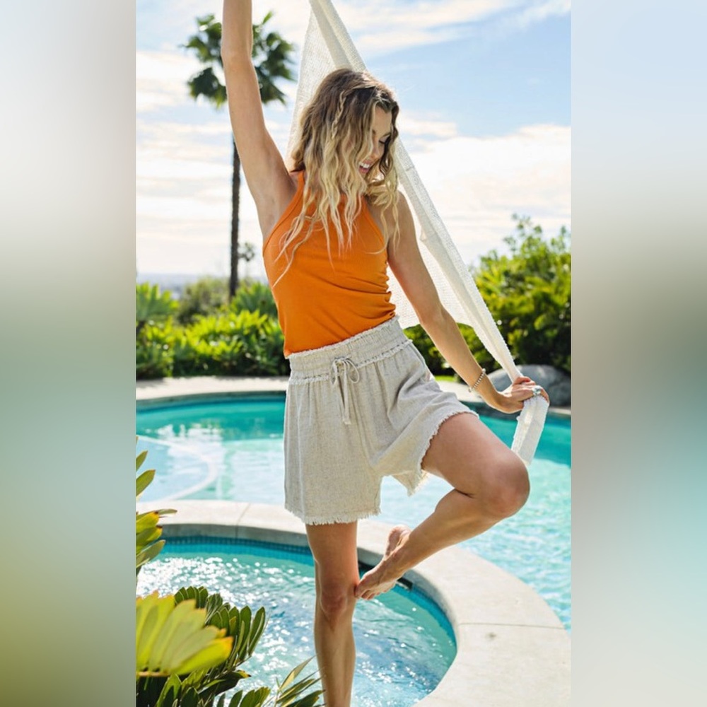 NWT La Miel Comfy Cool Cotton Gauze Shorts